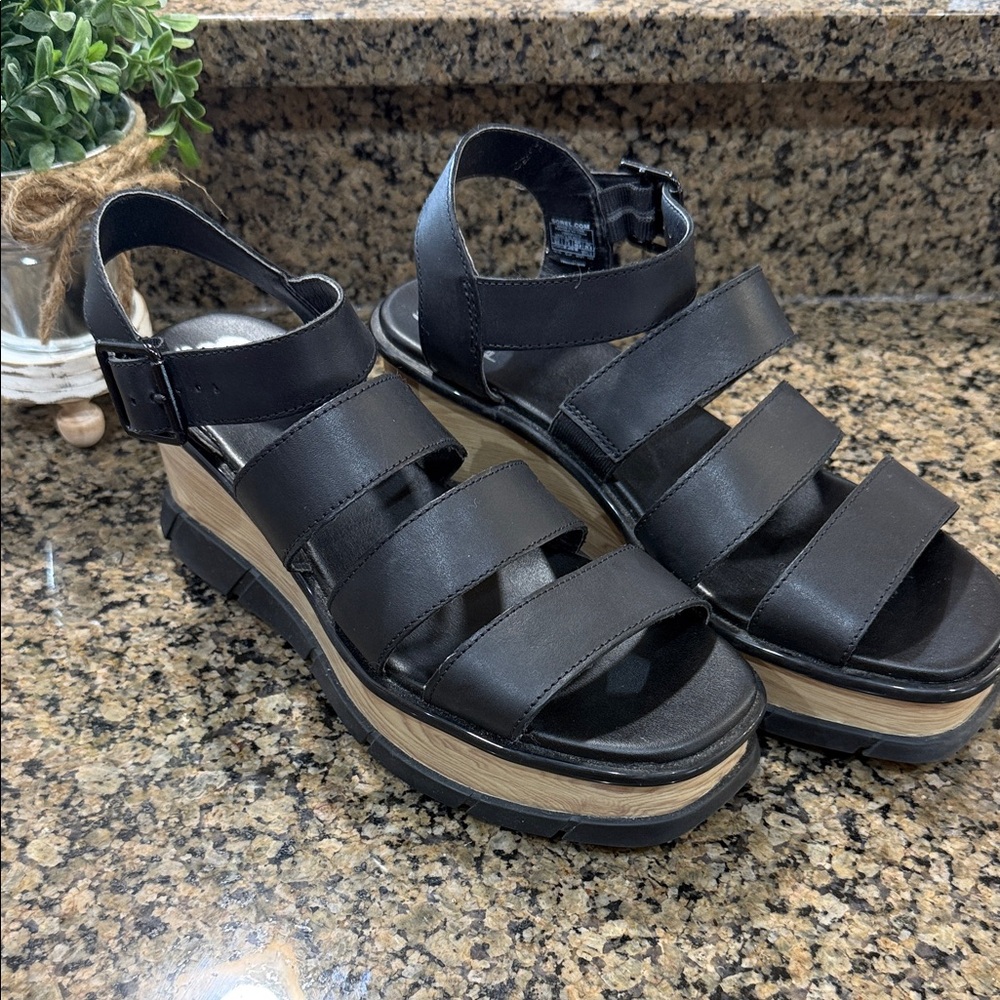 Black Strappy Sandals